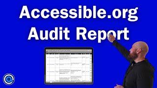 Example of Website Accessibility Audit Report from Accessible.org