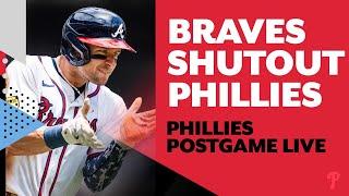 Phillies blanked by Braves on Sunday, 6-0, lose two of three in Atlanta | Phillies Postgame Live