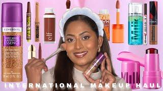 INTERNATIONAL MAKEUP HAUL VIRAL Drugstore & High end Products 