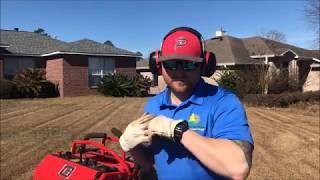 Mowing with the Gravely ProStance | (Florida Turf Pros in Action)