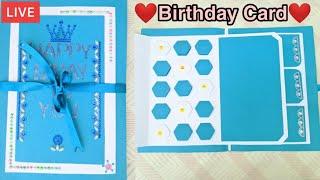  LIVE | Multi Layer Card | Birthday Card | Arzoo Handloom & Crafts