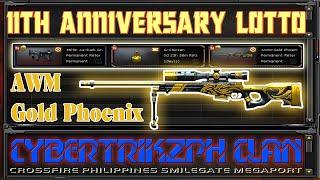 CrossFire PH (5th Account) Winning "AWM Gold - Phoenix" from 11th Anniversary Lotto