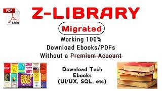 How to Download Ebooks/PDF from Z-library for Free Without a Premium Account (new website)