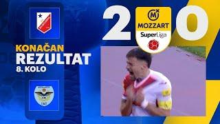 Mozzart Bet Super liga 2024/25 - 8.Kolo: VOJVODINA – ŽELEZNIČAR 2:0 (2:0)