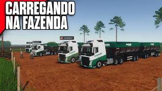 EP2 Part 1/2 - CARREGAMENTO DA SOJA  NA FAZENDA AREIA DOURADA - GLOBAL TRUCK ONLINE VIDA REAL