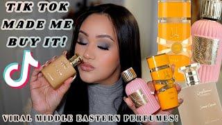 MIDDLE EASTERN PERFUME HAUL  VIRAL TIK TOK PERFUMES REVIEW | AMY GLAM 