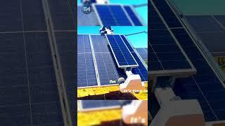 How China Clean Millions Of Solar Panels In Desert?