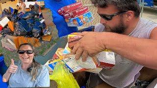 Dumpster Diving SCORE | Trash Day In RICH NEIGHBORHOOD