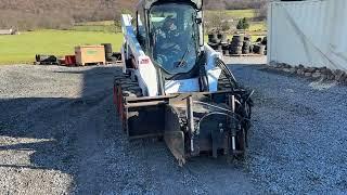 Bobcat 24" Asphalt Planer Fast Cut High Flow For Bobcat Skid Steer Loader 7 Pin For Sale Works Good