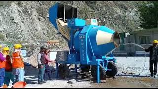 REVERSIBLE CONCRETE DRUM MIXER | MINI MOBILE BATCHING PLANT SHRIRAM