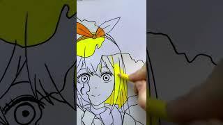 Drawing Lemon Irvine || Stained Art #shorts #mashle  #mashlemagicandmuscles #drawinganime