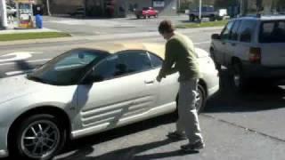 2001 Mitsubishi Eclipse Spyder GT Convertible Top Demonstration