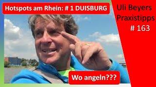 Angeln am Rhein auf Zander: Hotspots in Duisburg