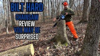 BILT HARD TNA-0006 58cc 20" Chainsaw : Review and Demonstration