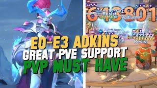 E0-E3 ADKINS, PvP MONSTER and GREAT PvE support in Infinite Magicraid