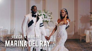 Vevica x Marlon Stunning Wedding at Marina Del Rey in Bronx, NYC