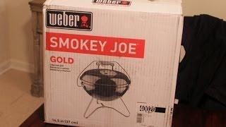 Weber Smokey Joe Gold Unboxing