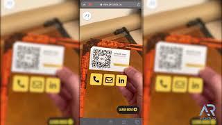 Augmented Reality Business Card (WebAR) for Stanley Black & Decker