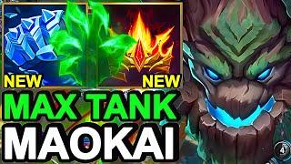 Wild Rift China Maokai Top - New OP Max Tank Maokai Build Runes - Challenger Solo Rank Gameplay