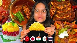 Eating VIRAL STREET FOOD From Around The World To Find The Best 