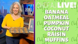 Muffin Recipe No Butter No Sugar | Vegan Pumpkin Oatmeal Muffins with Elysabeth Alfano