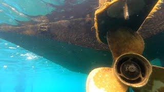 Tribal Marina, Underwater: Peshawbestown, Michigan.Grand Traverse Bay