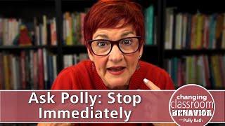 Ask Polly Bath: Telling a Kid to Stop Immediately