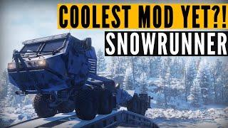 SnowRunner: EPIC truck bridge mod explored (4K 60fps)