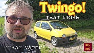 Renault Twingo Benetton tested - what a windscreen wiper! Real Road Test.