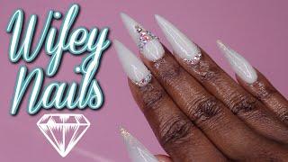 DIY WHITE ACRYLIC NAILS FT. YOUNG NAILS