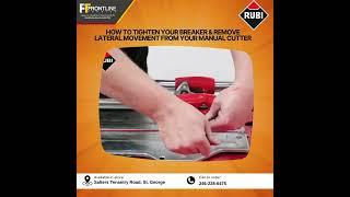 How to Tighten Your Breaker and Remove Lateral Movement from your RUBI Cutter