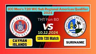 Cayman Islands Vs Suriname | ICC Men’s T20 WC Sub Regional Americas Qualifier Live Score Stream 2024