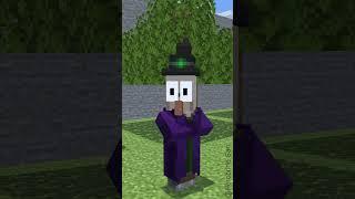 HELP Herobrine Win Wizarding Challenge (Imagine Dragons-Bones) #minecraft #shorts #herobrine #wizard