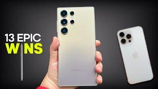 Samsung S25 Ultra - 13 Epic WINS Over iPhone 16 Pro Max