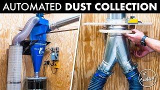 Installing An Automated Dust Collection System // How To - Woodworking