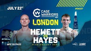 Angus Hewett vs. Connor Hayes | FULL FIGHT | CW 157