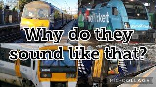 How electric trains work and why they make interesting sounds