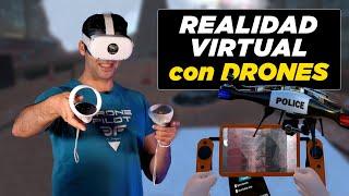 VR para aprender a pilotar DRONES en SITUACIONES DE EMERGENCIAS!! 