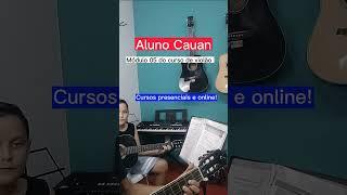 Aluno Cauan tocando Sol -Vitor Kley #shorts