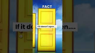 IF IT DOES'NT OPEN| #facts |#youtubeshorts | #viral #motivation #motivational #inspiration #shorts