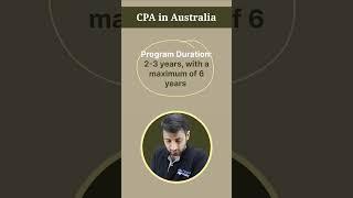 Details About CPA in Australia in 1 Min!️#shorts