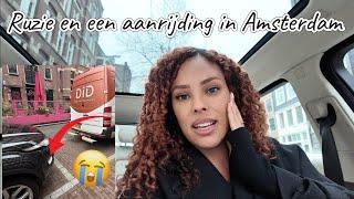 Dagvlog! Aanrijding in Amsterdam!! Wat een ellende