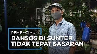 Bansos saat PSBB DKI Jakarta Tidak Tepat Sasaran, Warga Perumahan Elit Sunter Indah Terima Paket Sem