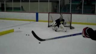 Bandits Goalie School - board drill