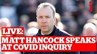 LIVE: Matt Hancock Gives Evidence At The COVID Inquiry