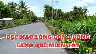 Con đường huyện Cầu Kè quá đẹp