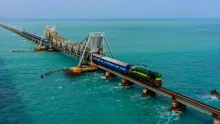 Last train journey of OLD PAMBAN BRIDGE | Indian Railways | Rameswaram yatra | India | sea bridge