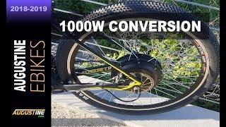 Electric Bike Review. 1000 watt, rear hub e-bike motor. 40 mph.