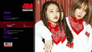 4MINUTE(포미닛) - 7th Mini Album 'Act. 7' (Audio Teaser)