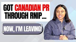 I got my Canadian Permanent Residence through RNIP. #CanadaPR